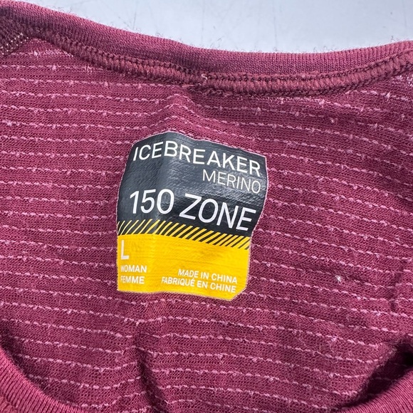 IceBreaker Merino 150 Zone Longsleeve Base Layer Top Women’s Large - Picture 2 of 5